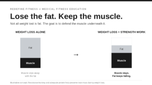 Redefine Keep Muscle Weight Loss — Redefine Fitness, medical fitness on Long Island