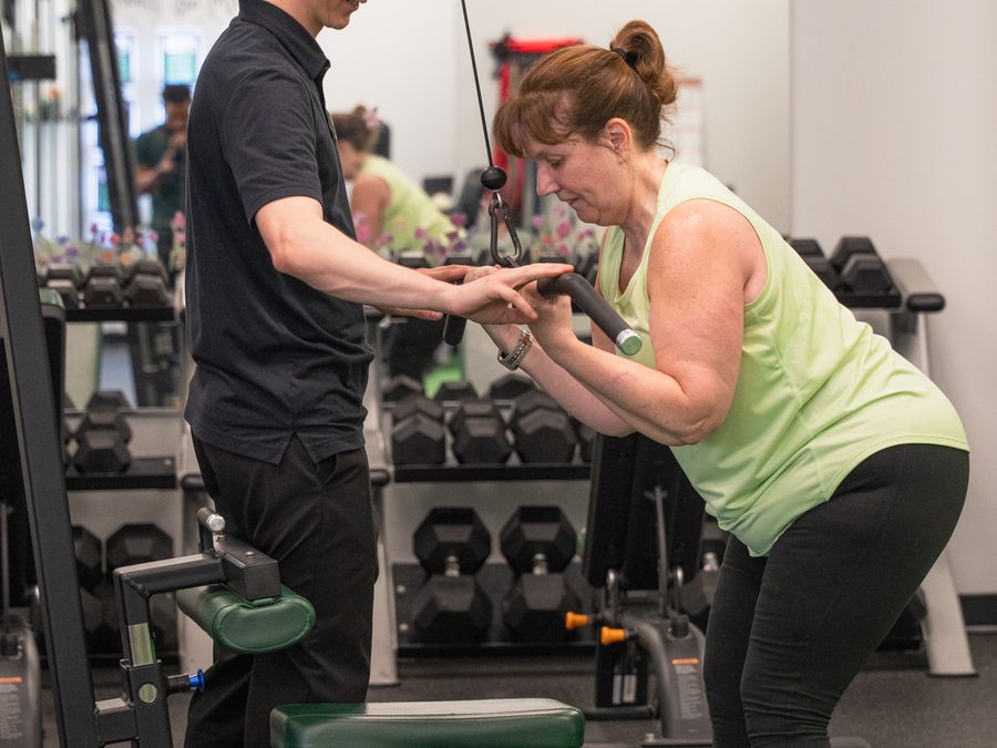 One on one coaching at Redefine Fitness