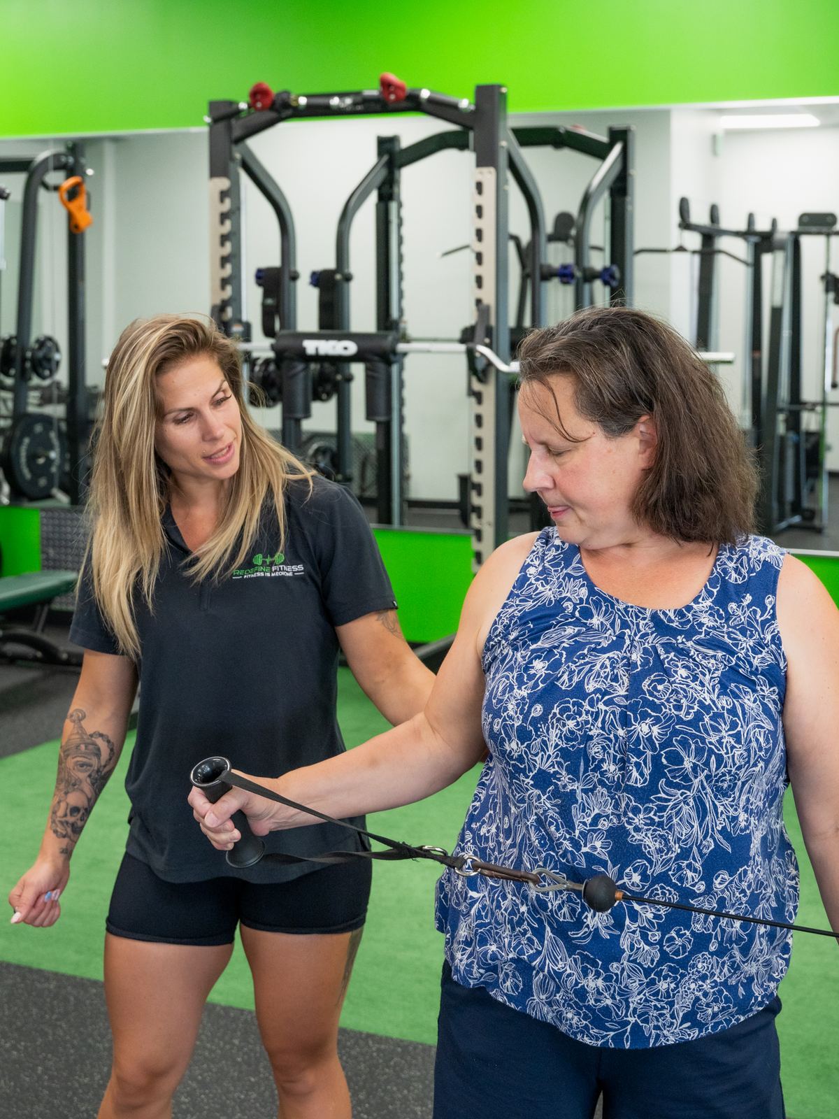 One-on-one personal training for adults over 50 at Redefine Fitness in Mount Sinai, NY