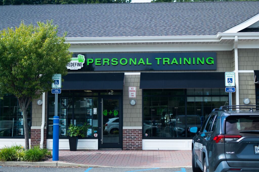 Redefine Fitness Stony Brook storefront on North Country Road