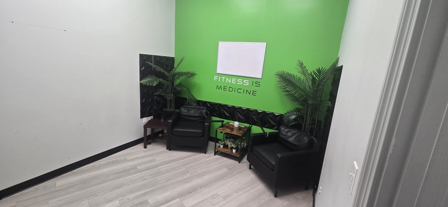 Private practitioner office at Redefine Fitness Mount Sinai, side view